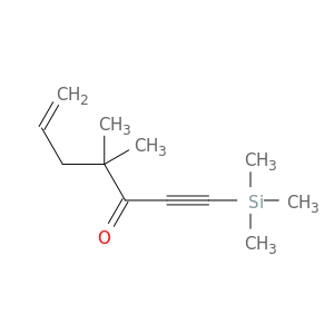 6-Hepten-1-yn-3-one, 4,4-dimethyl-1-(trimethylsilyl)-