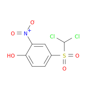 Phenol, 4-[(dichloromethyl)sulfonyl]-2-nitro-