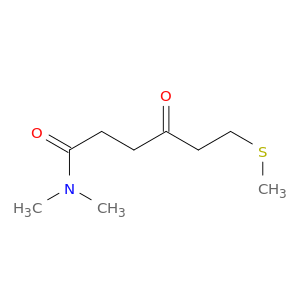 Hexanamide, N,N-dimethyl-6-(methylthio)-4-oxo-