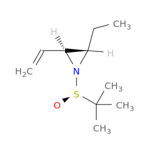 Aziridine,1-[(R)-(1,1-dimethylethyl)sulfinyl]-2-ethenyl-3-ethyl-, (2S,3S)-