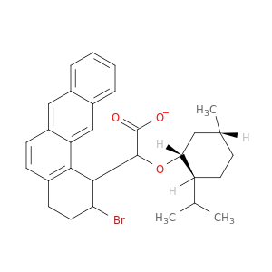 2-bromo-1,2,3,4-tetrahydrotetraphen-1-yl{[(1r,2s,5r)-5-methyl-2-(propan-2-yl)cyclohexyl]oxy}acetate