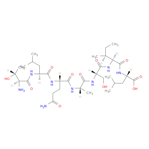 L-Leucine, L-threonyl-L-leucyl-L-glutaminyl-L-alanyl-L-seryl-L-isoleucyl-