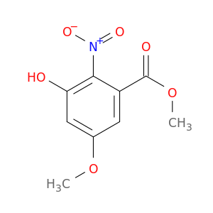 Benzoic acid, 3-hydroxy-5-methoxy-2-nitro-, methyl ester