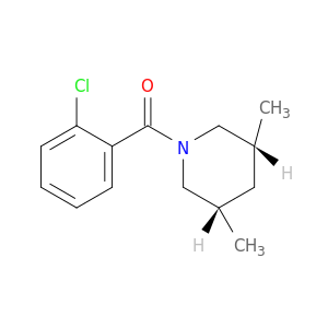 Piperidine, 1-(2-chlorobenzoyl)-3,5-dimethyl-, cis-
