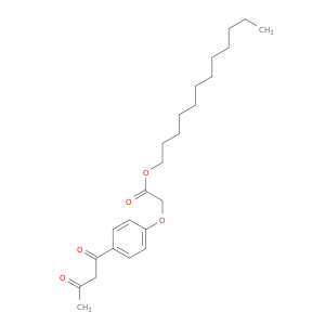 十二烷基2-[4-(1,3-二氧丁基)苯氧基]乙酸盐