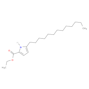 1H-Pyrrole-2-carboxylic acid, 5-tridecyl-, ethyl ester