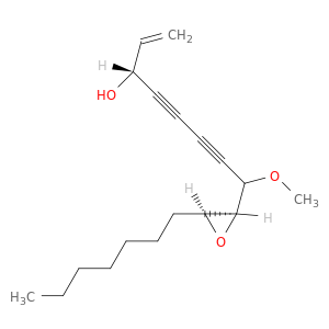 1-Octene-4,6-diyn-3-ol, 8-[(2S,3S)-3-heptyloxiranyl]-8-methoxy-, (3R)-