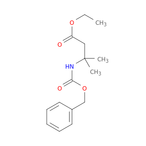 Ethyl 3-(((benzyloxy)carbonyl)amino)-3-methylbutanoate