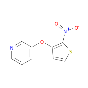 Pyridine, 3-[(2-nitro-3-thienyl)oxy]-