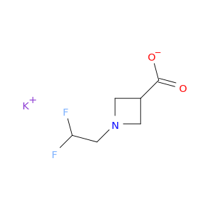 potassium 1-(2,2-difluoroethyl)azetidine-3-carboxylate