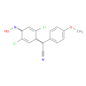 [2,5-dichloro-4-(hydroxyimino)cyclohexa-2,5-dien-1-ylidene](4-methoxyphenyl)acetonitrile