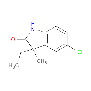 2H-Indol-2-one, 5-chloro-3-ethyl-1,3-dihydro-3-methyl-