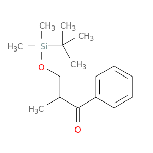 1-Propanone, 3-[[(1,1-dimethylethyl)dimethylsilyl]oxy]-2-methyl-1-phenyl-