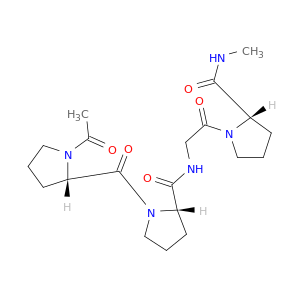 L-Prolinamide, 1-acetyl-L-prolyl-L-prolylglycyl-N-methyl-