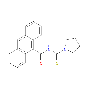 9-Anthracenecarboxamide, N-(1-pyrrolidinylthioxomethyl)-