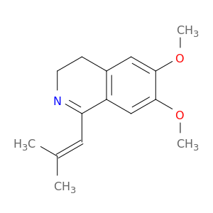 Isoquinoline, 3,4-dihydro-6,7-dimethoxy-1-(2-methyl-1-propenyl)-