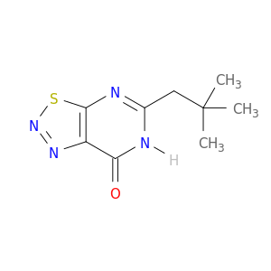 [1,2,3]Thiadiazolo[5,4-d]pyrimidin-7(6H)-one, 5-(2,2-dimethylpropyl)-