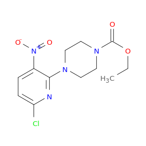 1-Piperazinecarboxylic acid, 4-(6-chloro-3-nitro-2-pyridinyl)-, ethyl ester