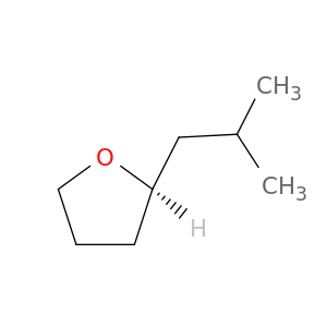 Furan, tetrahydro-2-(2-methylpropyl)-, (2R)-