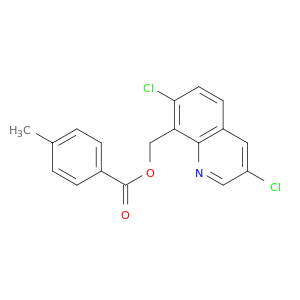 Benzoic acid, 4-methyl-, (3,7-dichloro-8-quinolinyl)methyl ester
