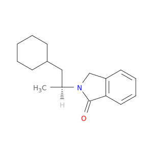 1H-Isoindol-1-one, 2-[(1S)-2-cyclohexyl-1-methylethyl]-2,3-dihydro-