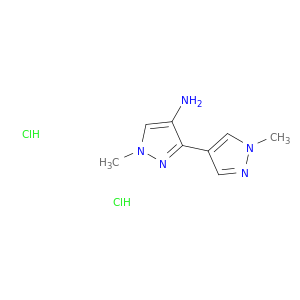 1-Methyl-3-(1-methyl-1H-pyrazol-4-yl)-1H-pyrazol-4-amine Dihydrochloride