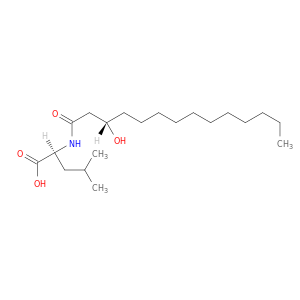 L-Leucine, N-[(3S)-3-hydroxy-1-oxotetradecyl]-