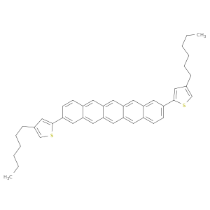 Thiophene, 2,2'-(2,9-pentacenediyl)bis[4-hexyl-