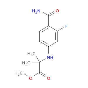 N-[4-(氨基羰基)-3-氟苯基]-2-甲基丙氨酸甲酯