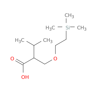 Butanoic acid, 3-methyl-2-[[2-(trimethylsilyl)ethoxy]methyl]-