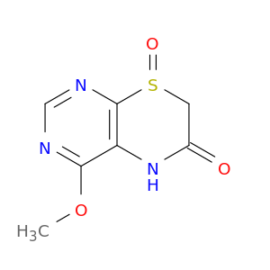 5H-Pyrimido[4,5-b][1,4]thiazin-6(7H)-one, 4-methoxy-, 8-oxide