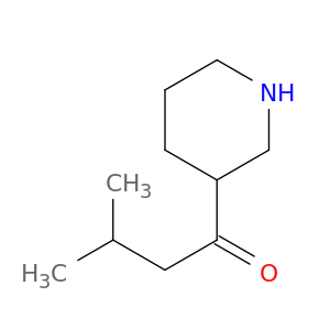 3-Methyl-1-(piperidin-3-yl)butan-1-one