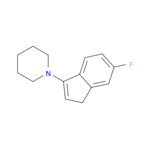 Piperidine, 1-(6-fluoro-1H-inden-3-yl)-