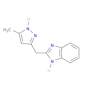 1H-Benzimidazole, 2-[(5-methyl-1H-pyrazol-3-yl)methyl]-