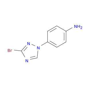 4-(3-Bromo-1H-1,2,4-triazol-1-yl)aniline