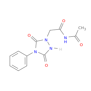 1,2,4-Triazolidine-1-acetamide, N-acetyl-3,5-dioxo-4-phenyl-