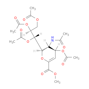 (2R,3R,4S)-3-乙酰氨基-4-乙酰氧基-2-((1R,2R)-1,2,3-三乙酰氧基丙基)-3,4-二氢-2H-吡喃-6-羧酸甲酯