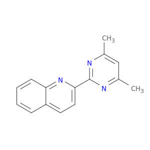 Quinoline, 2-(4,6-dimethyl-2-pyrimidinyl)-