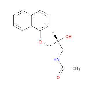 N-[(2R)-2-hydroxy-3-naphthalen-1-yloxy-propyl]acetamide