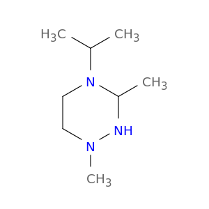 1,2,4-Triazine, hexahydro-1,3-dimethyl-4-(1-methylethyl)-
