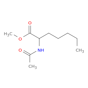 Heptanoic acid, 2-(acetylamino)-, methyl ester