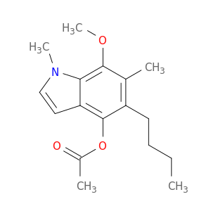 5-butyl-7-methoxy-1,6-dimethyl-1h-indol-4-yl acetate