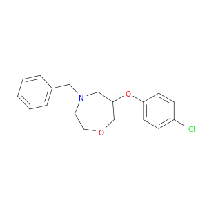 1,4-Oxazepine, 6-(4-chlorophenoxy)hexahydro-4-(phenylmethyl)-