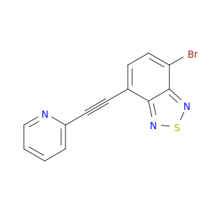2,1,3-Benzothiadiazole, 4-bromo-7-(2-pyridinylethynyl)-