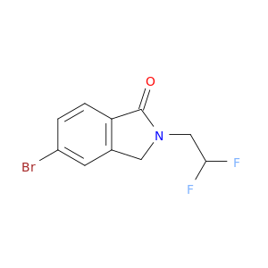 1H-Isoindol-1-one, 5-bromo-2-(2,2-difluoroethyl)-2,3-dihydro-
