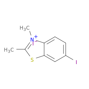 Benzothiazolium, 6-iodo-2,3-dimethyl-, iodide