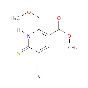 3-Pyridinecarboxylicacid, 5-cyano-1,6-dihydro-2-(methoxymethyl)-6-thioxo-, methyl ester