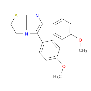 Imidazo[2,1-b]thiazole, 2,3-dihydro-5,6-bis(4-methoxyphenyl)-