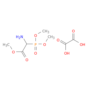 Acetic acid, amino(dimethoxyphosphinyl)-, methyl ester, ethanedioate(1:1)