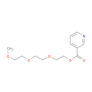 3-Pyridinecarboxylic acid, 2-[2-(2-methoxyethoxy)ethoxy]ethyl ester